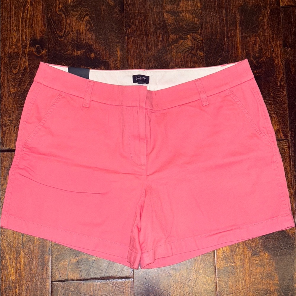 J. Crew Pink Begonia 5 inch shorts NWT